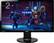 Front. ASUS - Geek Squad Certified Refurbished 24" LED FHD Monitor - Black.
