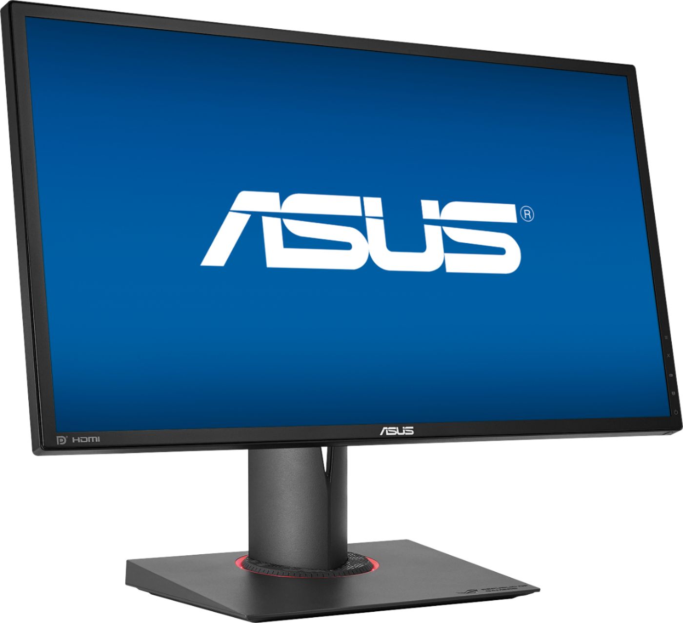 Angle View: ASUS - Geek Squad Certified Refurbished ROG Swift 24" LCD FHD G-SYNC Monitor - Black