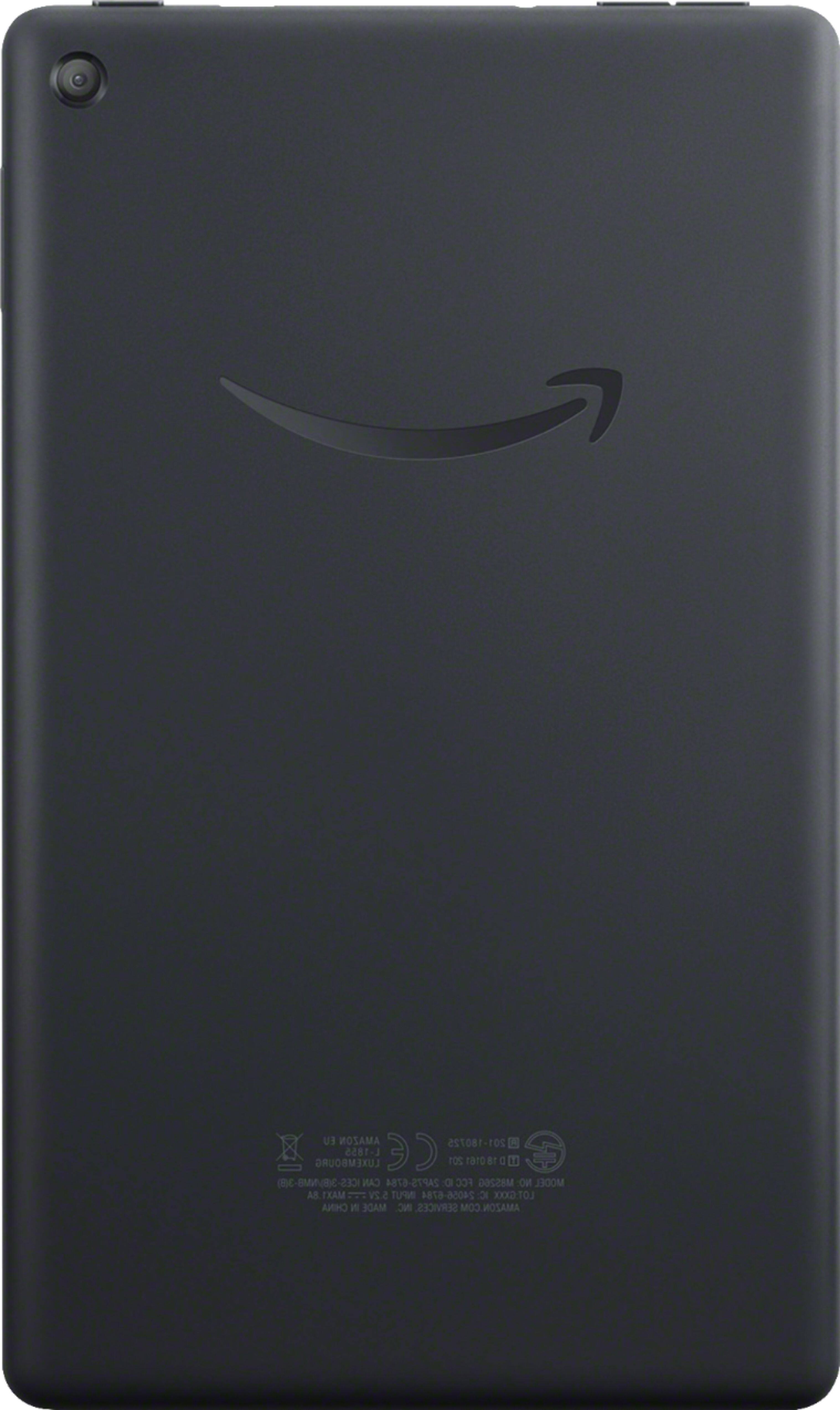 Back. Amazon - Fire 7 Tablet (7" display, 16 GB) - Black.