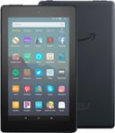 Front. Amazon - Fire 7 Tablet (7" display, 16 GB) - Black.