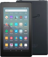 Amazon - Fire 7 Tablet (7" display, 16 GB) - Black - Front_Zoom