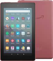 Amazon - Fire 7 2019 release - 7" - Tablet - 16GB - Plum - Front_Zoom