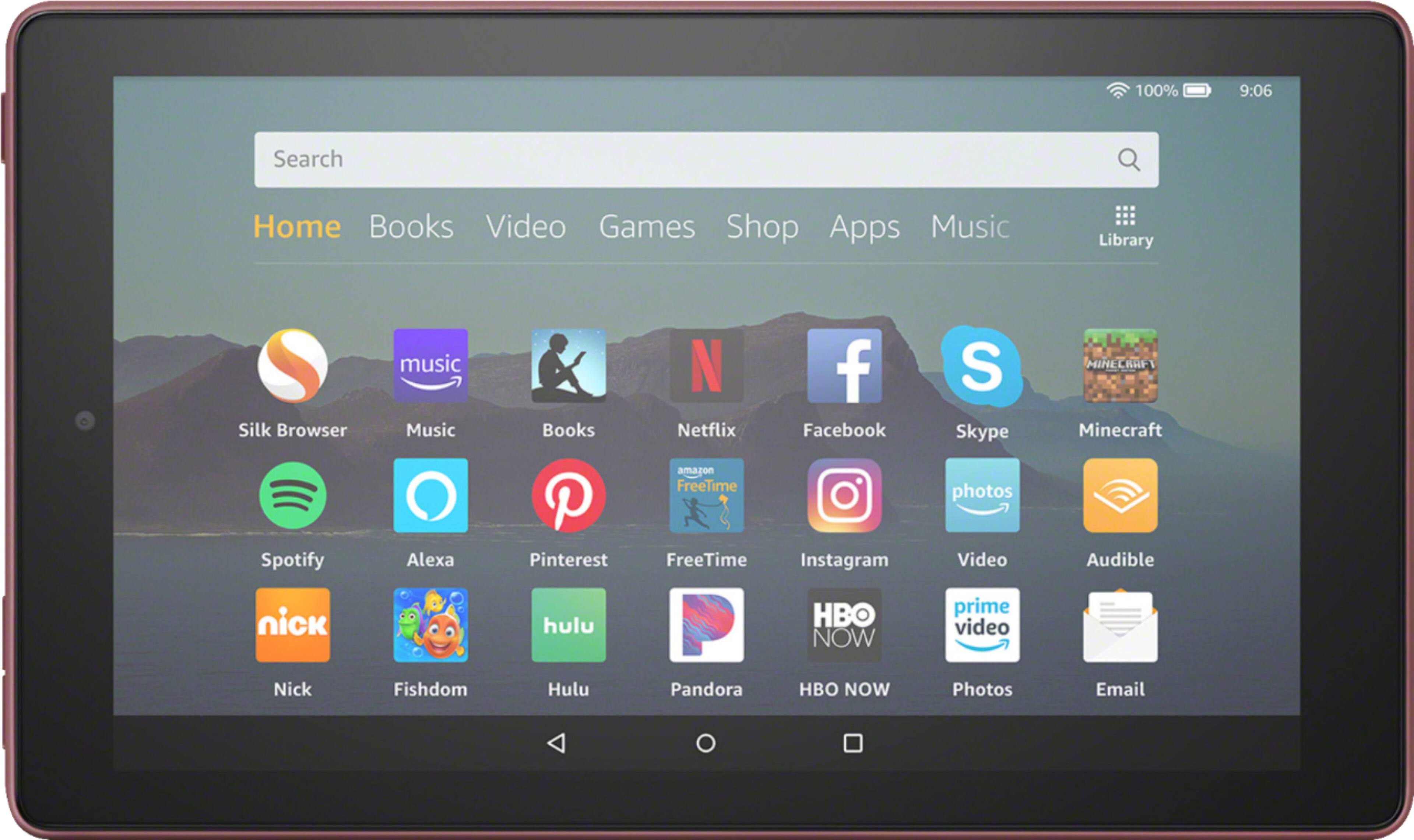 Alt View 13. Amazon - Fire 7 Tablet (7" display, 16 GB) - Plum.