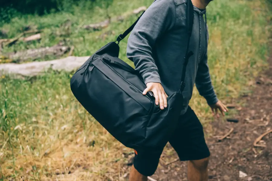 Alt View 21. Peak Design - Travel Duffel 35L - Black.