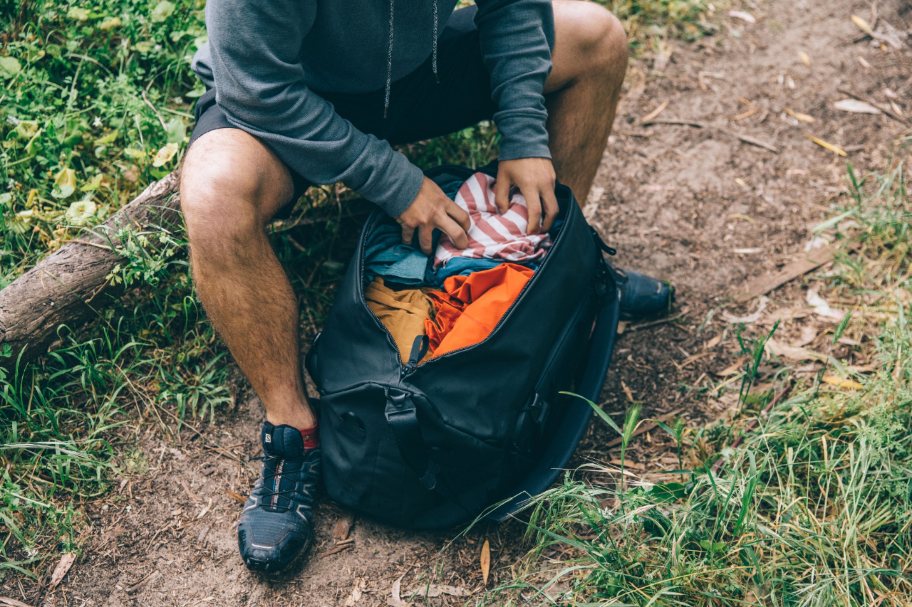 Alt View 22. Peak Design - Travel Duffel 35L - Black.