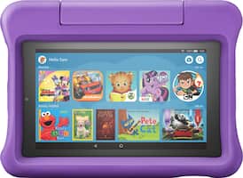Amazon - Fire 7 Kids Edition 2019 release - 7" - Tablet - 16GB - Purple - Front_Zoom