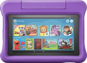 Amazon - Fire 7 Kids - 7" Tablet - ages 3-7 - 16GB - Purple