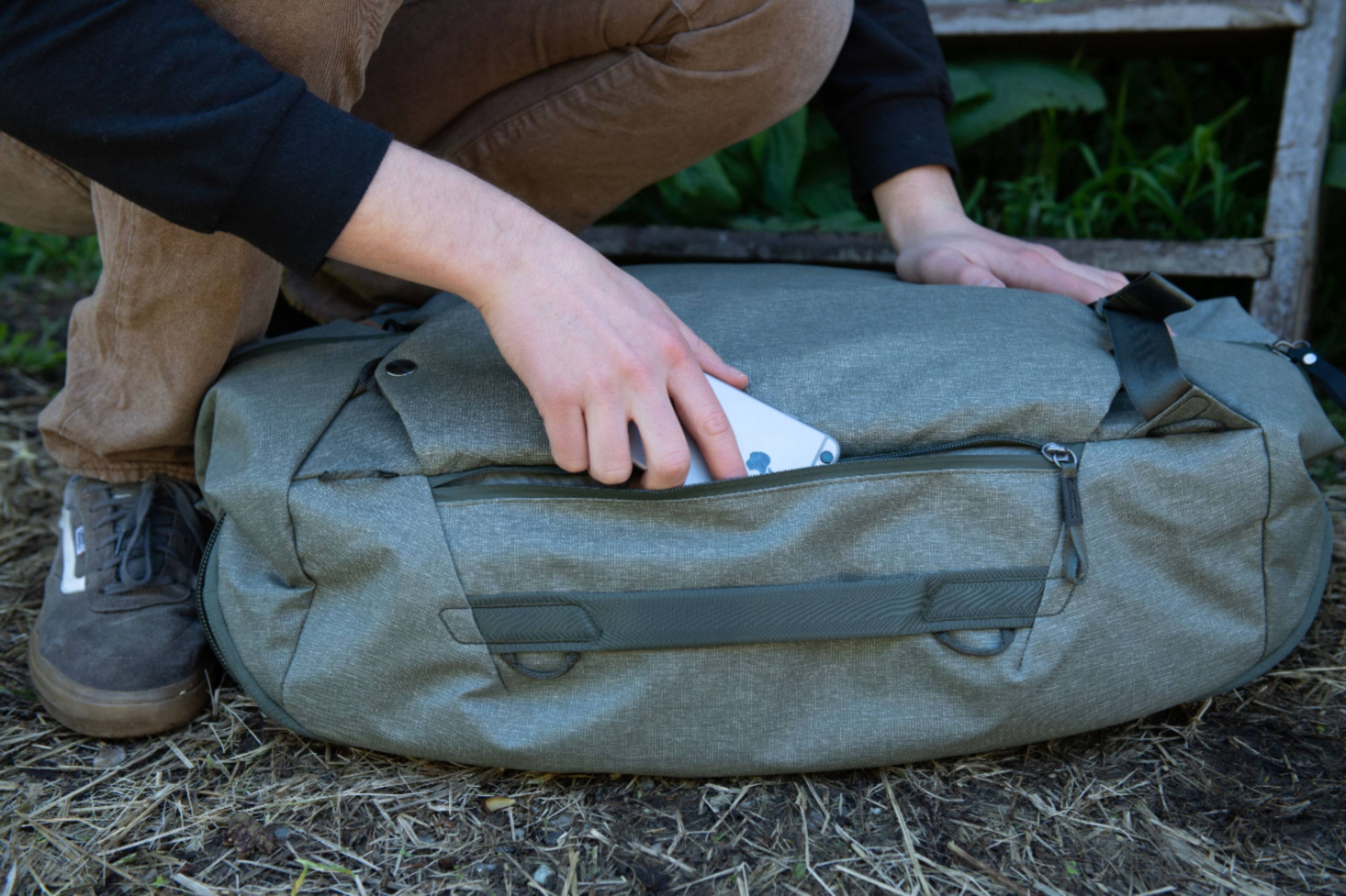 Alt View 28. Peak Design - Travel Duffelpack 65L - Sage.