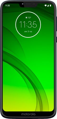 Motorola - Geek Squad Certified Refurbished Moto G7 Power with 32GB Memory Cell Phone (Unlocked) - Marine Blue was $249.99 now $159.99 (36.0% off)