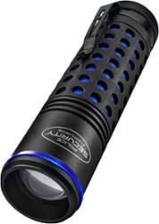Police Security - 400 Lumen LED Flashlight - Black - Front_Zoom