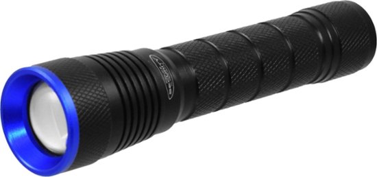 Front Zoom. Police Security - Elite 3300 Lumen LED Flashlight - Black.