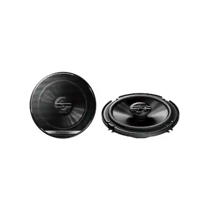 Front. Pioneer - 6-1/2" 2-Way Car Speakers with Mica-Filled IMPP Cones (Pair) - Black.