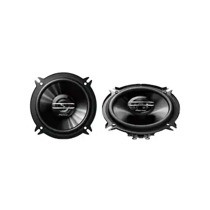 Front. Pioneer - 5-1/4" 2-Way Car Speakers with Mica-Filled IMPP Cones (Pair) - Black.