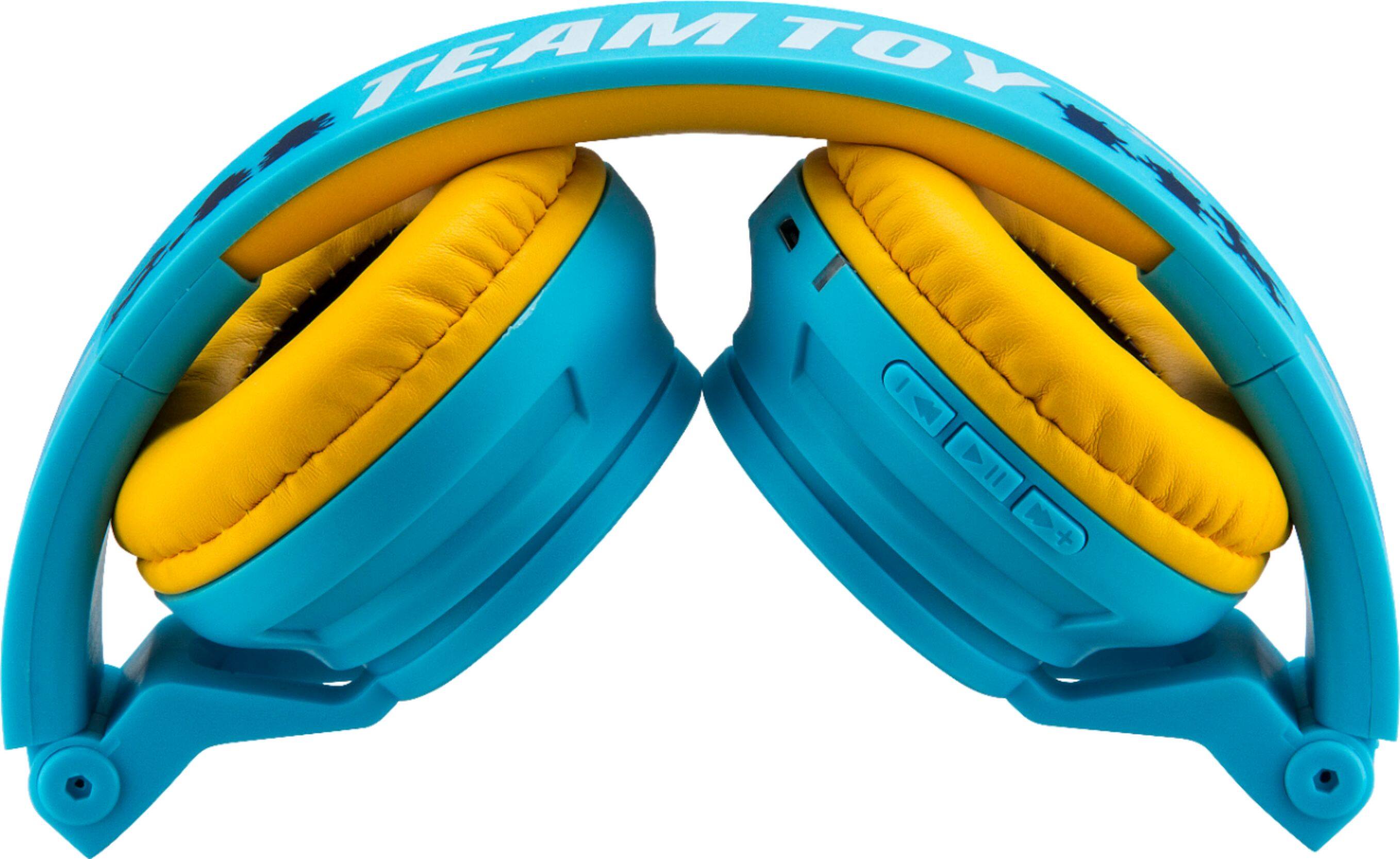 Alt View 11. eKids - Toy Story 4 Wireless On-Ear Headphones - Blue/Yellow.