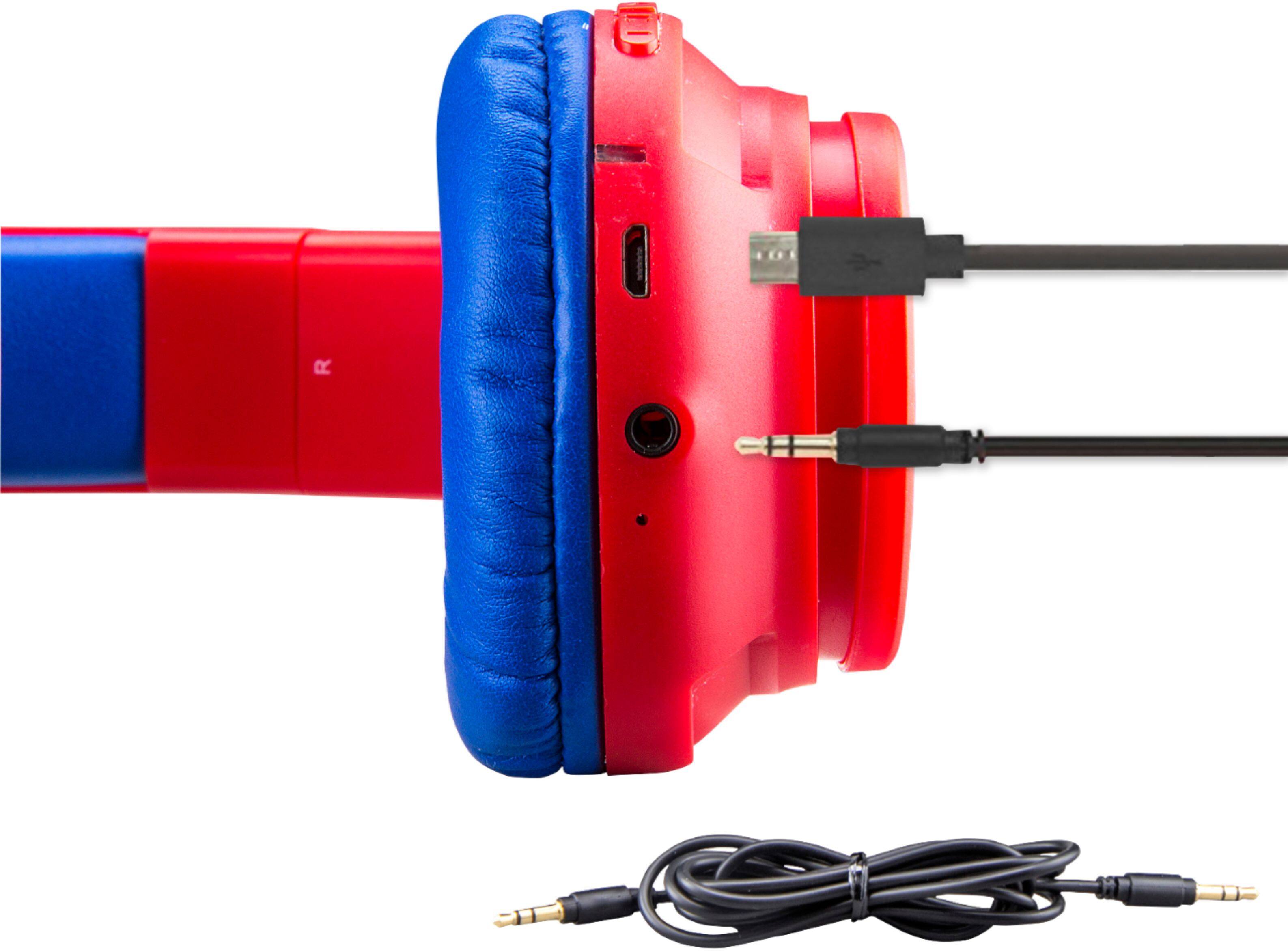 Alt View 12. eKids - Marvel Spider-Man Homecoming 2 Wireless On-Ear Headphones - Black/Red.