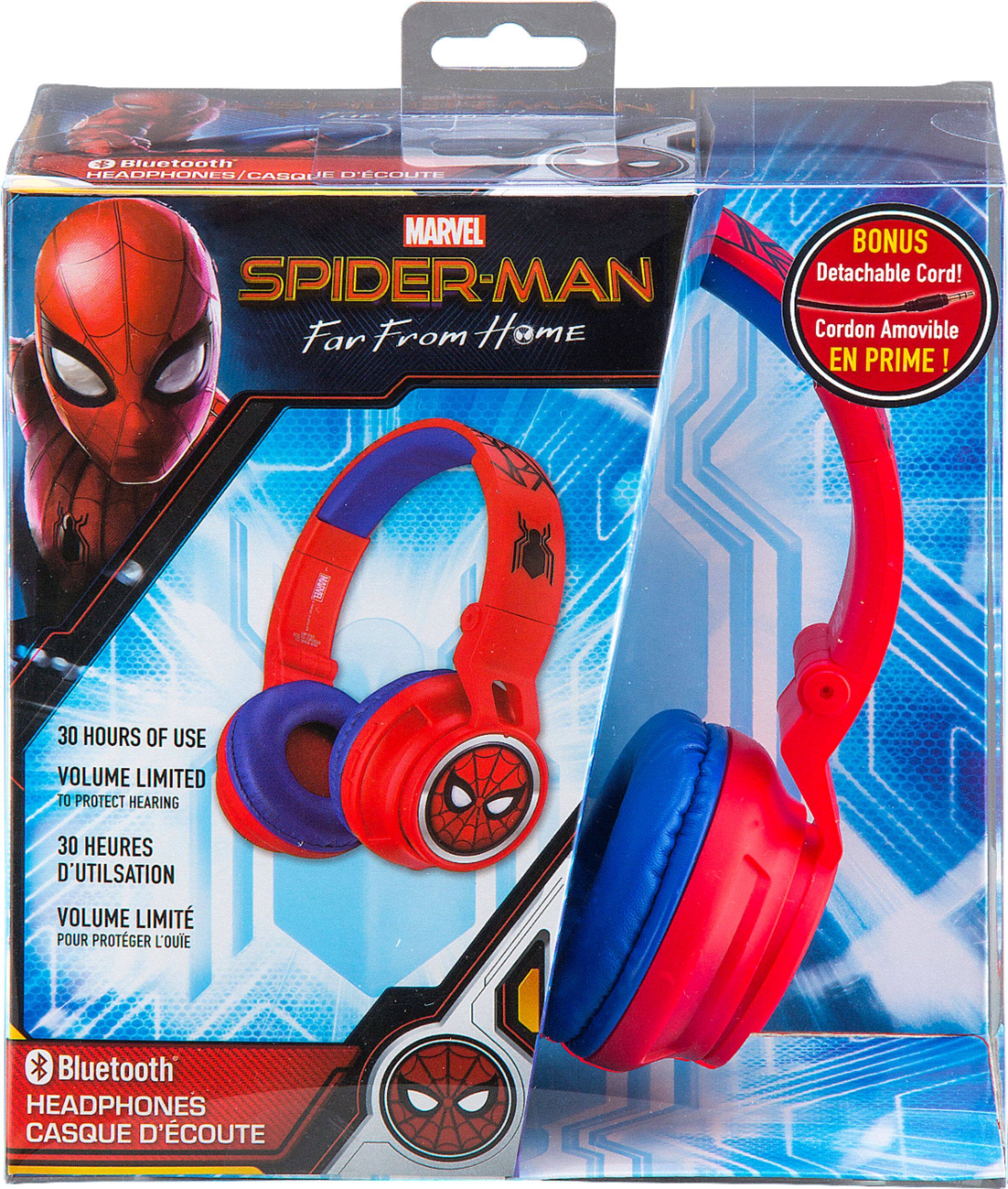 Alt View 14. eKids - Marvel Spider-Man Homecoming 2 Wireless On-Ear Headphones - Black/Red.