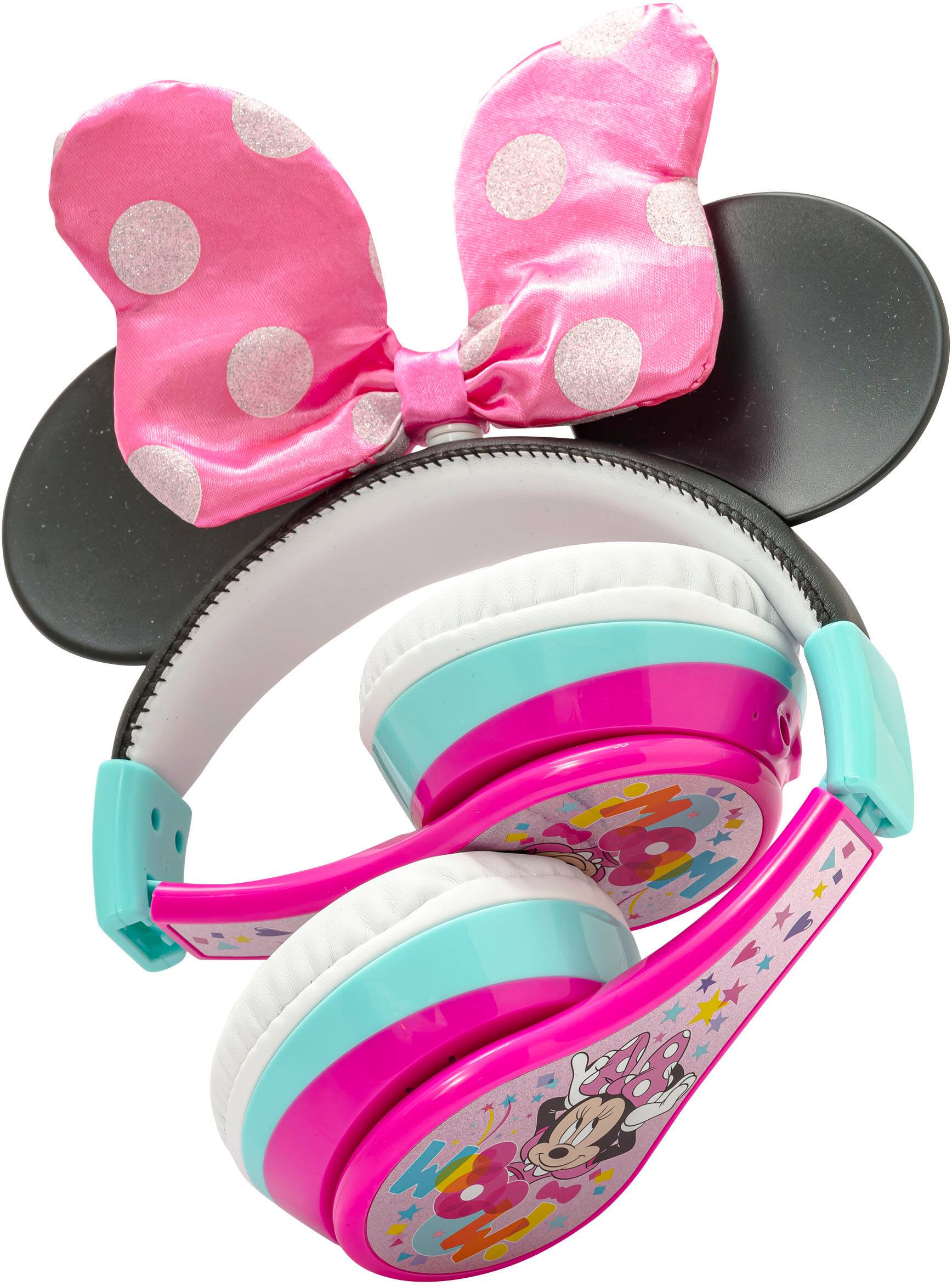 Alt View 14. eKids - Minnie Mouse Wireless Over-the-Ear Headphones - Pink.