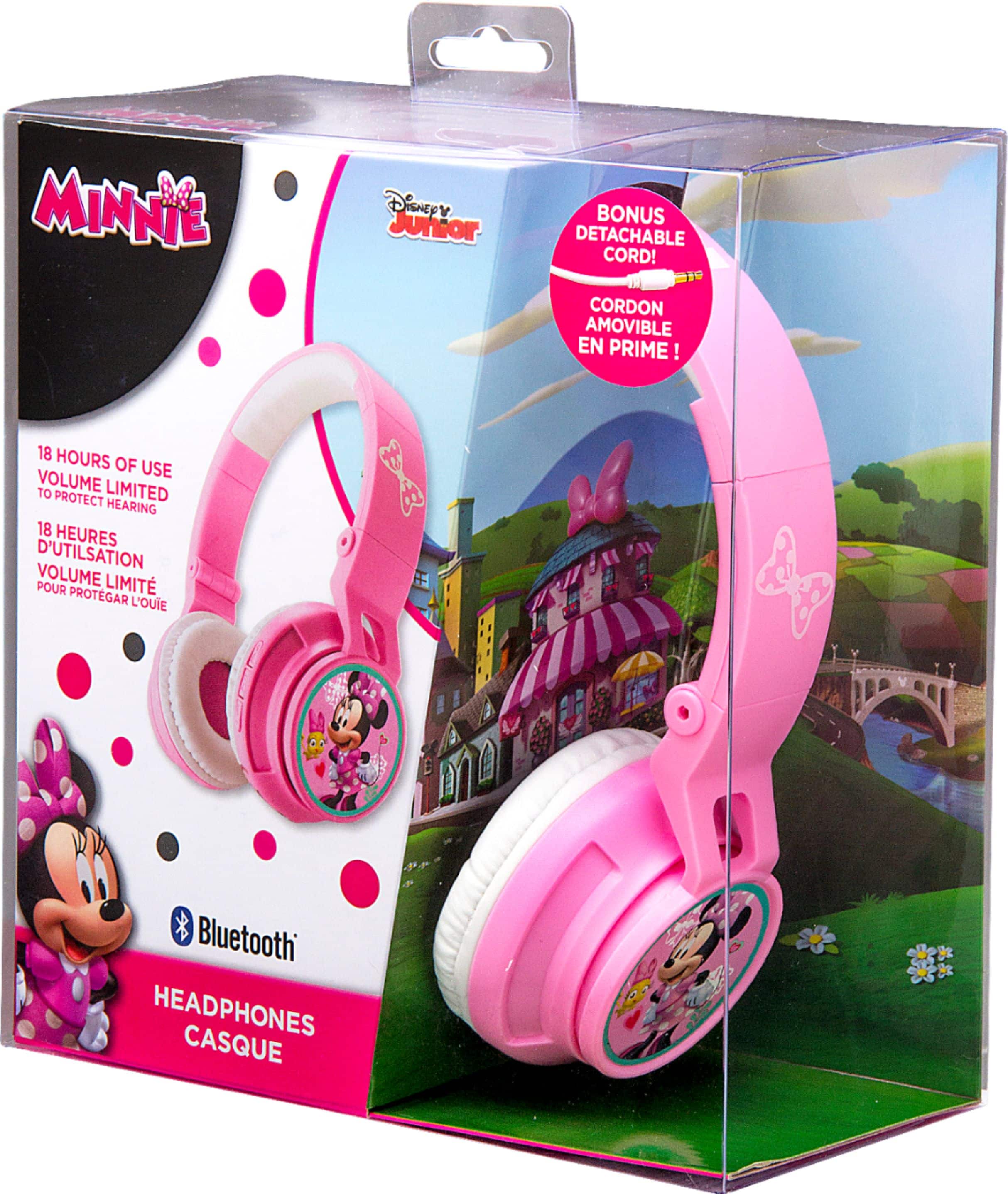Alt View 16. eKids - Minnie Mouse Wireless Over-the-Ear Headphones - Pink.