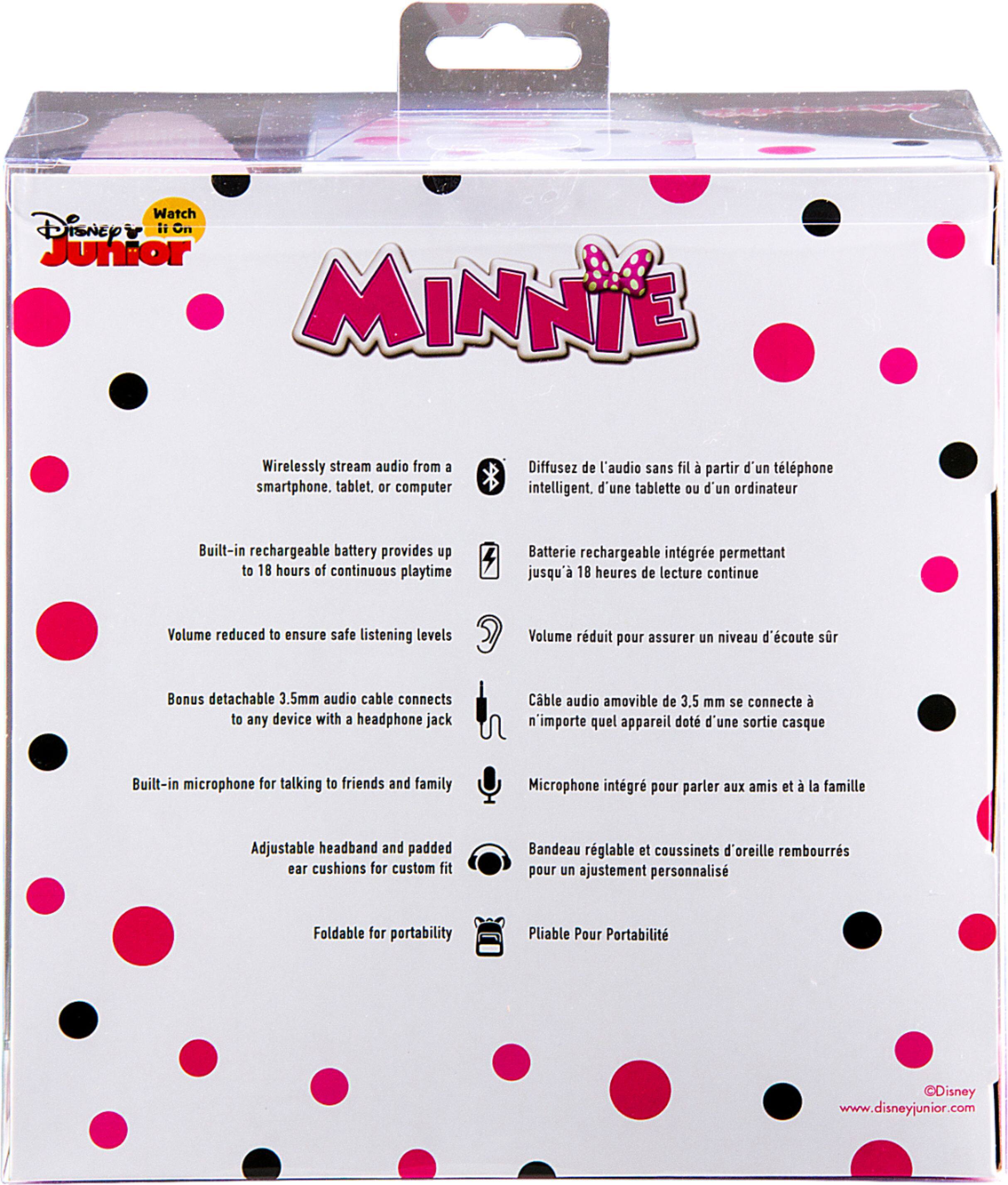 Alt View 17. eKids - Minnie Mouse Wireless Over-the-Ear Headphones - Pink.