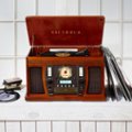 Alt View Zoom 11. Victrola - Aviator Signature Bluetooth 8-in-1 Record Player - Mahogany.