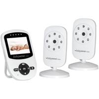 BabySense - Video Baby Monitor with (2) cameras and 2.4" Screen - White - Front_Zoom