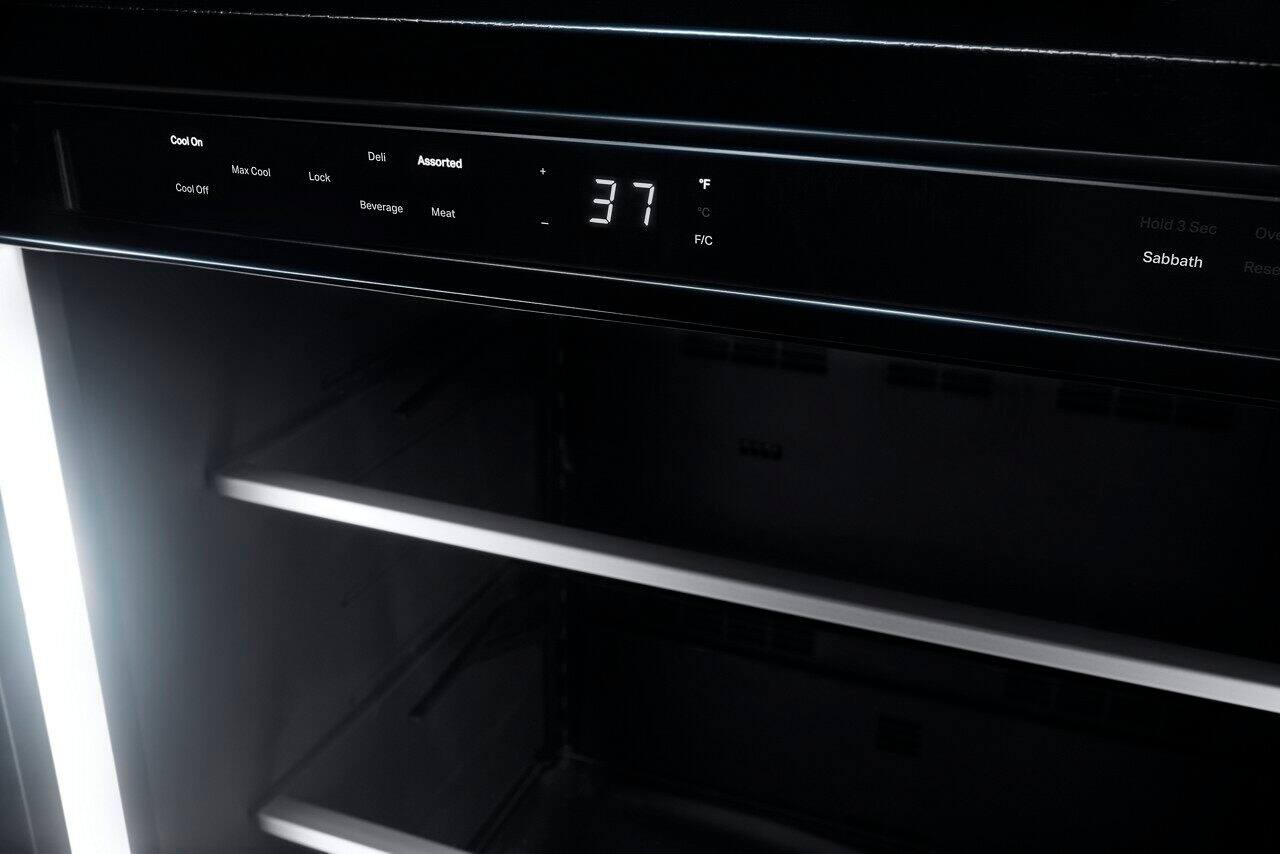 Alt View 14. JennAir - NOIR 5.0 Cu. Ft. Built-In Mini Fridge - Stainless Steel.