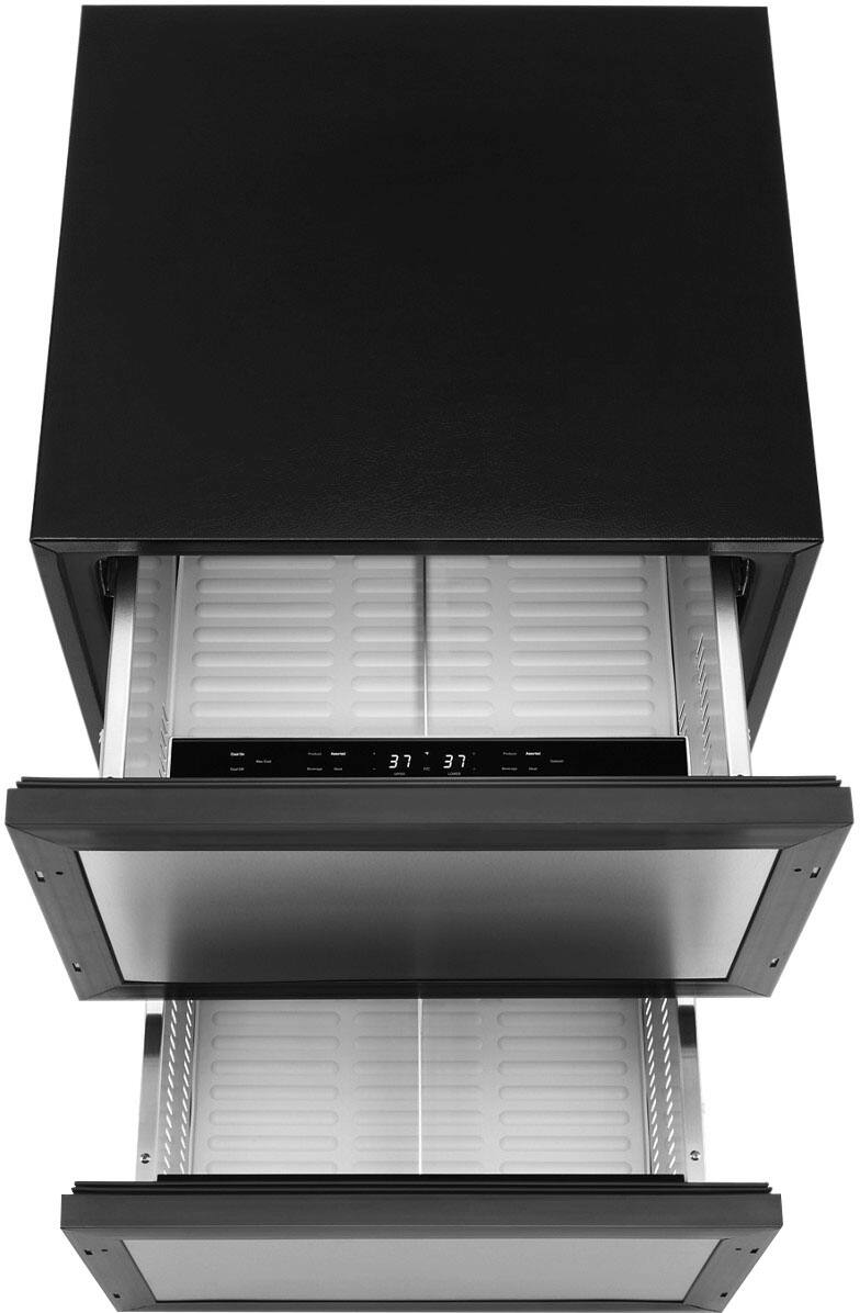 Alt View 11. JennAir - 4.7 Cu.Ft. Double Drawer Refrigerator/Freezer - Custom Panel Ready.