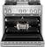 Alt View 25. JennAir - NOIR 5.1 Cu. Ft. Self-Cleaning Freestanding Gas Convection Range - Floating black glass.