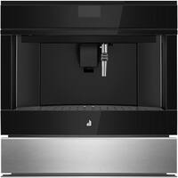 JennAir - Noir Coffee Maker and Espresso Machine - Black Floating Glass - Front_Zoom