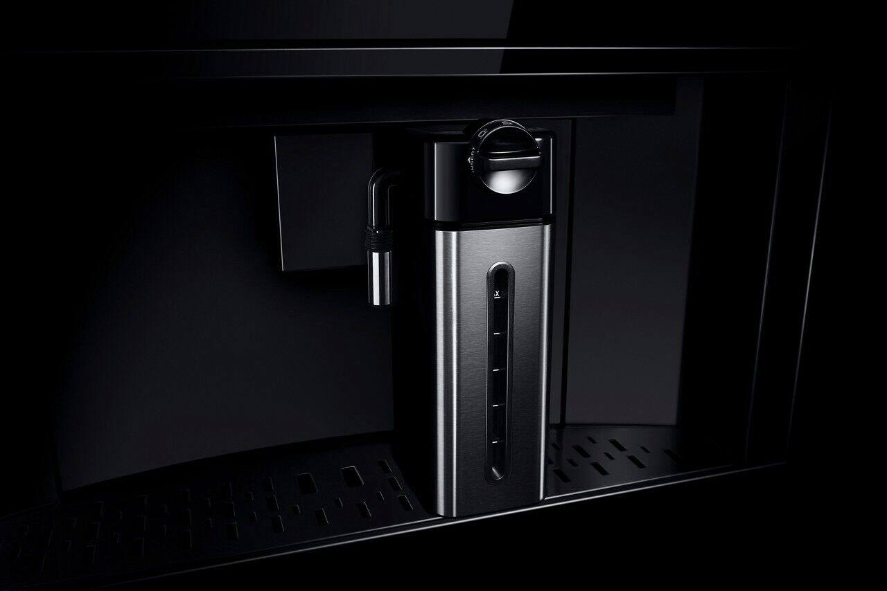 Alt View 12. JennAir - Noir Coffee Maker and Espresso Machine - Black Floating Glass.