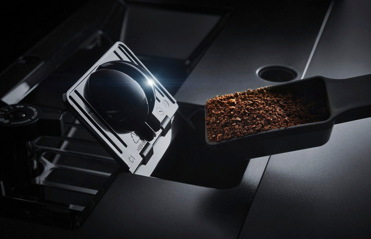 Alt View 15. JennAir - Noir Coffee Maker and Espresso Machine - Black Floating Glass.