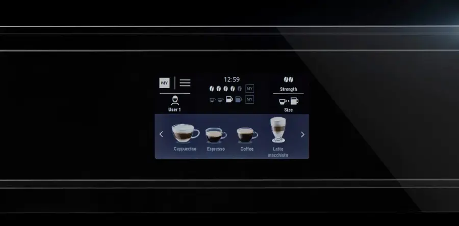 Alt View 16. JennAir - Noir Coffee Maker and Espresso Machine - Black Floating Glass.