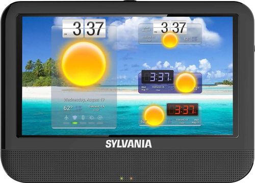 Sylvania - 9" Portable DVD Player/Tablet - Black