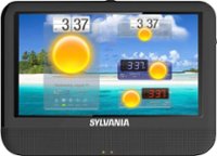 Front. Sylvania - 9" Portable DVD Player/Tablet - Black.