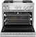 Alt View 21. JennAir - NOIR 5.1 Cu. Ft. Freestanding Dual Fuel True Convection Range with Self-Cleaning and Griddle and Steam Assist - Stainless steel.
