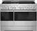 Front. JennAir - NOIR 6.3 Cu. Ft. Freestanding Double Oven Gas True Convection Range with CustomClean™ - Floating Black Glass.