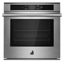 JennAir - RISE 24" Built-In Single Electric Convection Wall Oven - Stainless steel - Front_Zoom