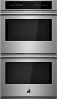 JennAir - RISE 30" Built-In Double Electric Convection Wall Oven - Stainless steel - Front_Zoom