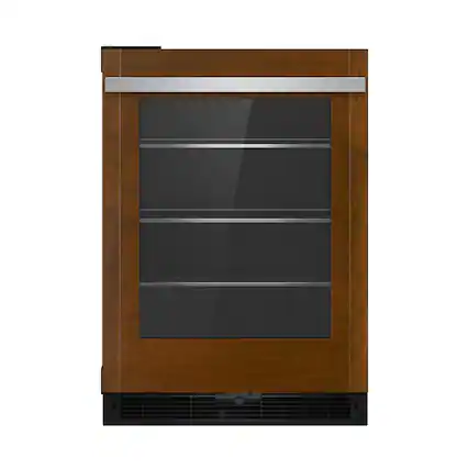 Front. JennAir - 4.9 Cu. Ft. Built-In Mini Fridge - Custom Panel Ready.