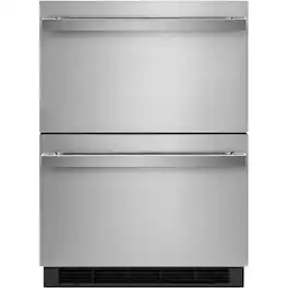 JennAir - NOIR 4.7 Cu. Ft. Built-In Double Refrigerator Drawers - Stainless Steel