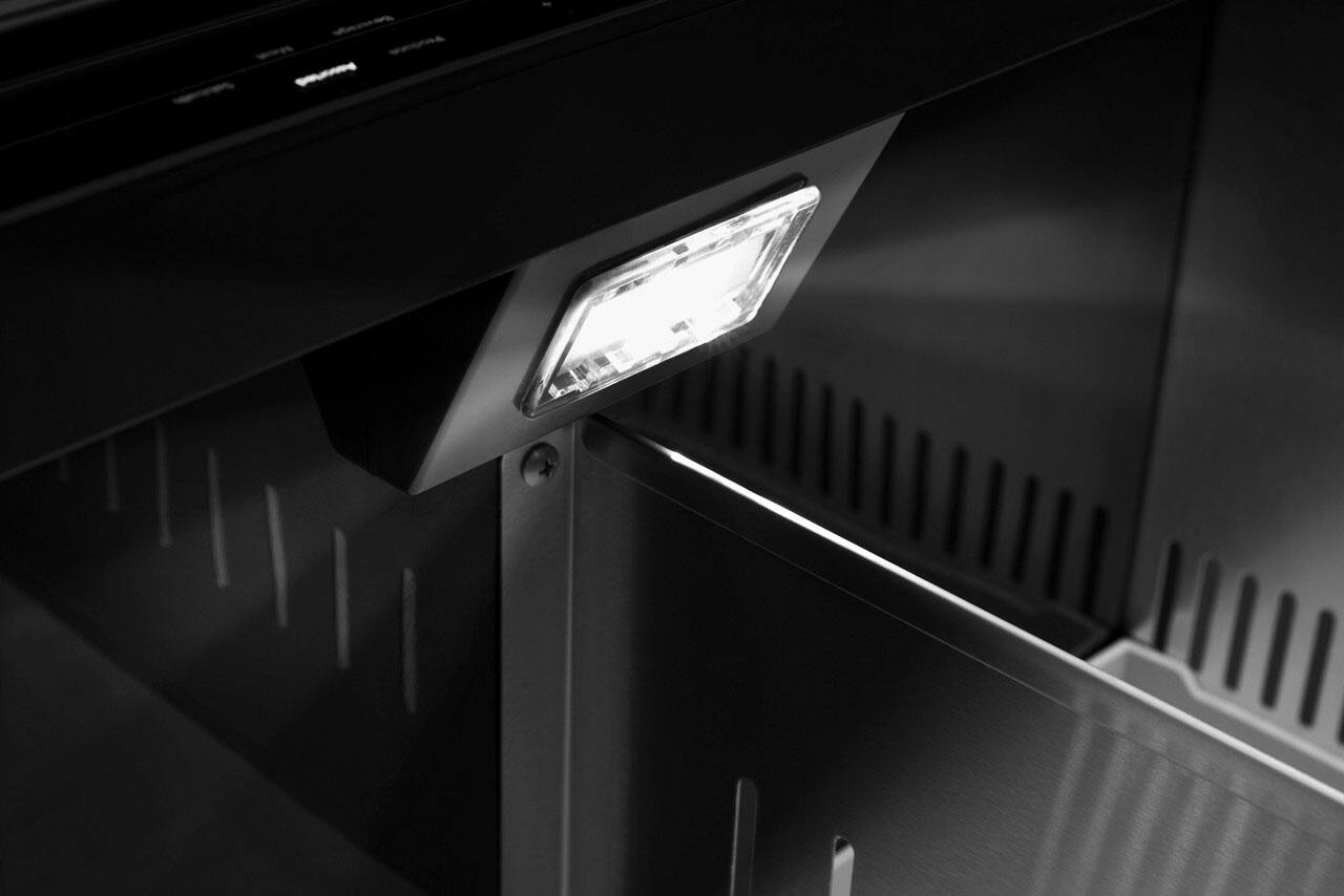 Alt View 14. JennAir - NOIR 4.7 Cu. Ft. Built-In Double Refrigerator Drawers - Stainless Steel.