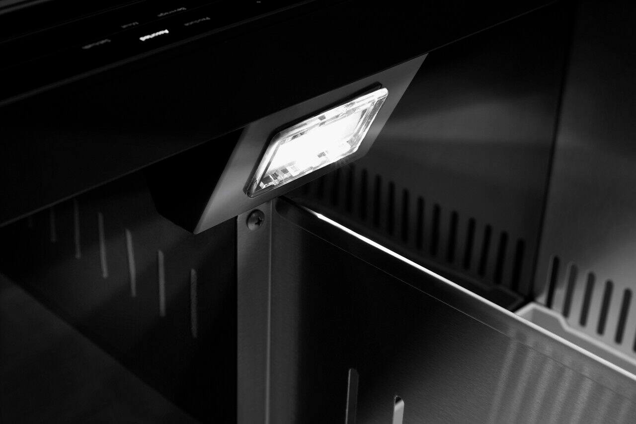 Alt View 14. JennAir - NOIR 24" Double Drawer Refrigerator/Freezer - Stainless Steel.