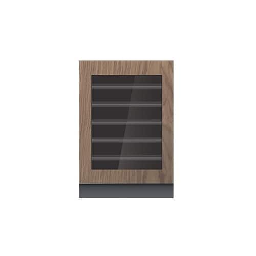 JennAir - 45-Bottle Built-In Dual Zone Wine Cellar - Custom Panel Ready - Front_Zoom