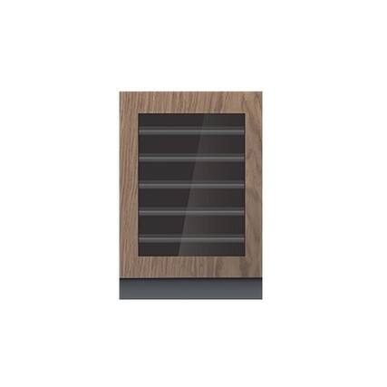 Front. JennAir - 45-Bottle Built-In Dual Zone Wine Cellar - Custom Panel Ready.