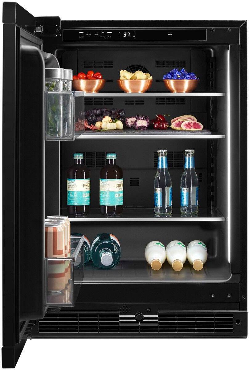 Alt View 12. JennAir - 5 Cu. Ft. Built-In Mini Fridge - Custom Panel Ready.