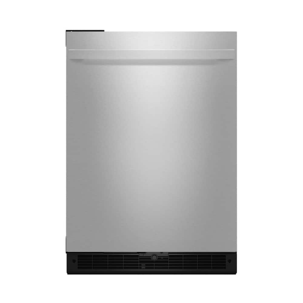 Front. JennAir - NOIR 5 Cu. Ft. Built-In Mini Fridge - Stainless Steel.