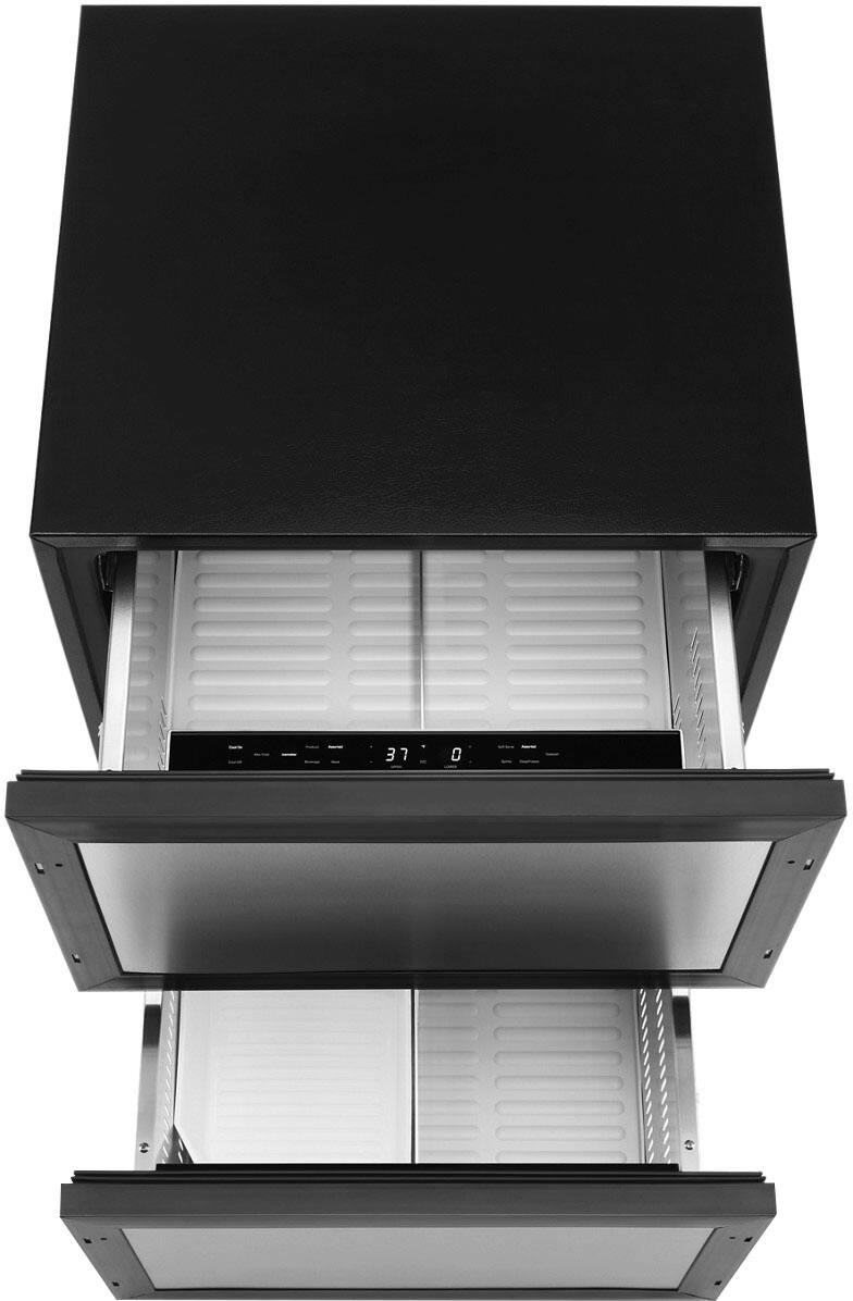 Alt View 11. JennAir - 4.7 Cu. Ft. Built-In Double Drawer Refrigerator/Freezer - Custom Panel Ready.