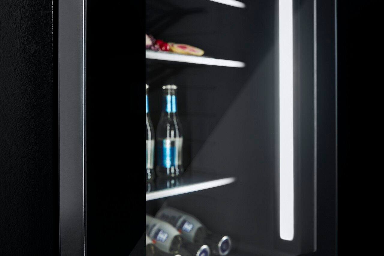 Alt View 14. JennAir - NOIR 5.2 Cu. Ft. Built-In Mini Fridge - Stainless Steel.