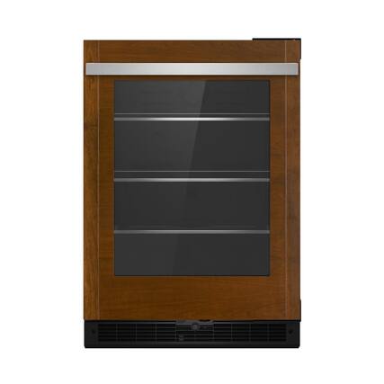 Front. JennAir - 5.2 Cu. Ft. Built-In Mini Fridge - Custom Panel Ready.