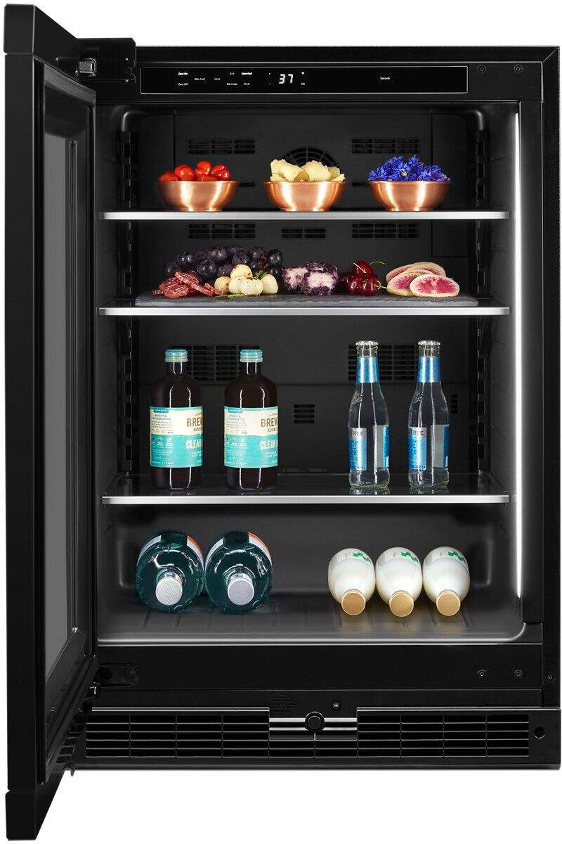 Alt View 12. JennAir - 5.2 Cu. Ft. Built-In Mini Fridge - Custom Panel Ready.